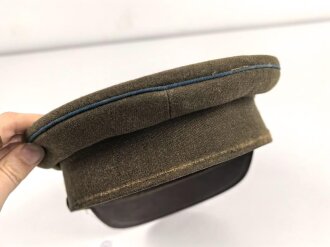 Tschechoslowakei, Schirmmütze für Angehörige der Luftwaffe aus des Zeit des kalten Krieg, guter Zustand, Kopfgrösse 55