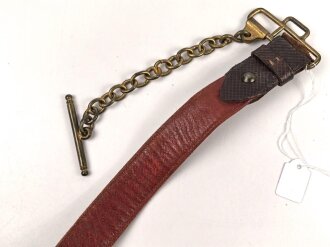 Baden Kaiserreich, Gehänge für eine Blankwaffe. Farbfrisch, defekt