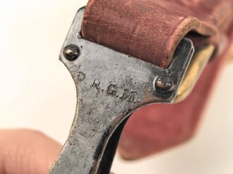 Baden Kaiserreich, Gehänge für eine Blankwaffe. Farbfrisch, defekt