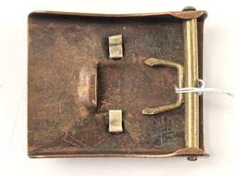 Preußen, Koppelschloss für Mannschaften in der Ausführung ab 1895, das aufgelegte Emblem wackelt leicht