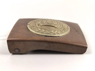 Sachsen, Koppelschloss für Mannschaften, ungereinigtes Stück