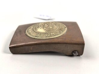 Sachsen, Koppelschloss für Mannschaften, ungereinigtes Stück