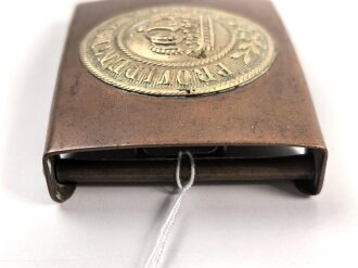 Sachsen, Koppelschloss für Mannschaften, ungereinigtes Stück