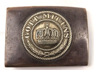 Preußen, Koppelschloss für Mannschaften in der Ausführung ab 1895, kleines Medaillion