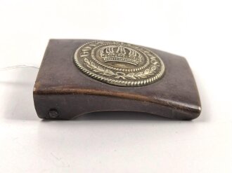 Preußen, Koppelschloss für Mannschaften in der Ausführung ab 1895, kleines Medaillion