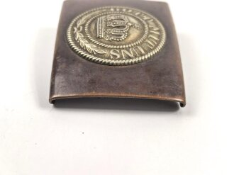 Preußen, Koppelschloss für Mannschaften in der Ausführung ab 1895, kleines Medaillion