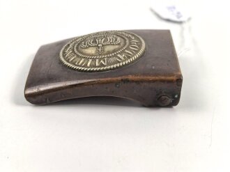 Preußen, Koppelschloss für Mannschaften in der Ausführung ab 1895, kleines Medaillion