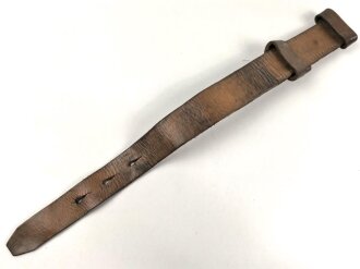Karabinerhalteriemen für Berittene, getragenes Stück, datiert 1943