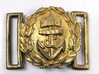 Kaiserliche Marine, Messingschloss für die Feldbinde...