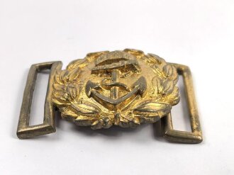 Kaiserliche Marine, Messingschloss für die Feldbinde...