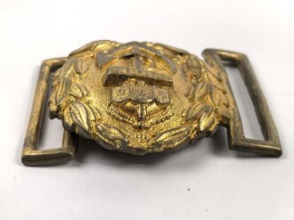 Kaiserliche Marine, Messingschloss für die Feldbinde 1. Modell ab 1888. Höhe 50mm