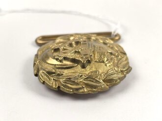 Kaiserliche Marine, Schloß zum Dolchkoppel 1902 bis 1918, Messing 40mm