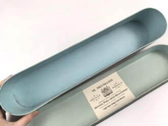 Kaiserreich, Aufbewahrungsschachtel für eine Paradeschärpe von " M.Neumann Berlin" Guter Zustand