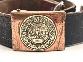 Preußen, Koppel für Mannschaften in der Ausführung ab 1895, getragenes Stück, Gesamtlänge 89cm