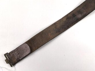 Preußen, Koppel für Mannschaften in der Ausführung ab 1895, getragenes Stück, Gesamtlänge 89cm