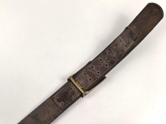 Preußen, Koppel für Mannschaften in der Ausführung ab 1895, getragenes Stück, Gesamtlänge 89cm