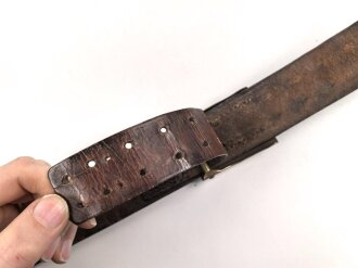 Preußen, Koppel für Mannschaften in der Ausführung ab 1895, getragenes Stück, Gesamtlänge 89cm