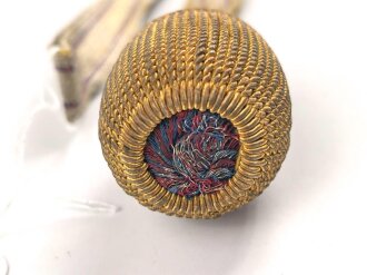 Mecklenburg, Portepee zum Beamtendegen. getragenes Stück, selten