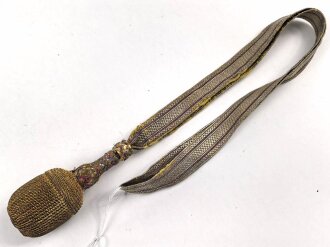 Mecklenburg, Portepee zum Beamtendegen. getragenes Stück, selten