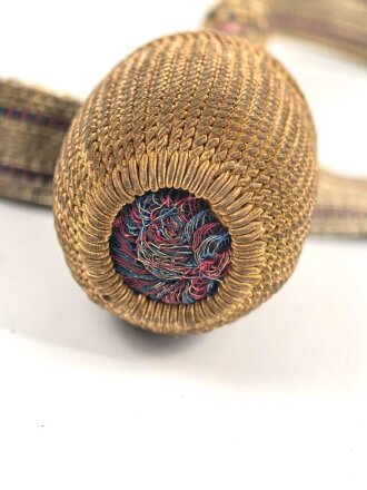 Mecklenburg, Portepee zum Beamtendegen. getragenes Stück, selten