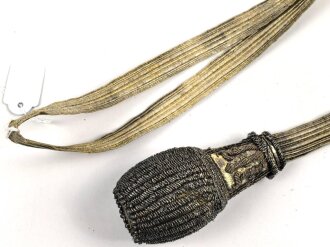 Bayern, Portepee zum Beamtendegen. getragenes Stück