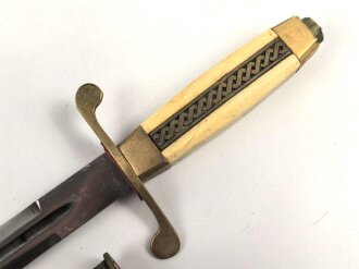 Bulgarien, Dolch für Offiziere des Heeres M51. Getragenes Stück in gutem Gesamtzustand