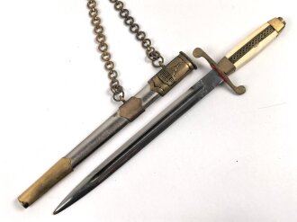 Bulgarien, Dolch für Offiziere des Heeres M51. Getragenes Stück in gutem Gesamtzustand