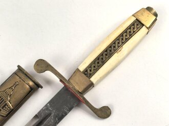 Bulgarien, Dolch für Offiziere des Heeres M51. Getragenes Stück in gutem Gesamtzustand