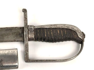 Säbel für berittene, Vor längerer Zeit gereinigtes Stück ohne jegliche Markierungen. Für mich nicht näher zuzuordnen,  bei einer Sammlungsauflösung in Österreich gekauft.