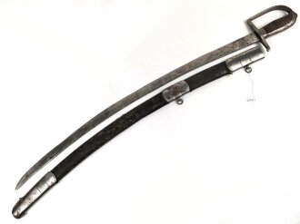 Säbel für berittene, Vor längerer Zeit gereinigtes Stück ohne jegliche Markierungen. Für mich nicht näher zuzuordnen,  bei einer Sammlungsauflösung in Österreich gekauft.
