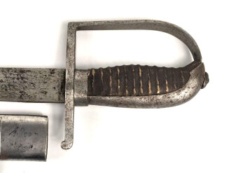 Säbel für berittene, Vor längerer Zeit gereinigtes Stück ohne jegliche Markierungen. Für mich nicht näher zuzuordnen,  bei einer Sammlungsauflösung in Österreich gekauft.