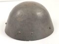 Tschechoslowakei , Stahlhelm Wz32 in gutem Zustand , eher unübliche Lackierung