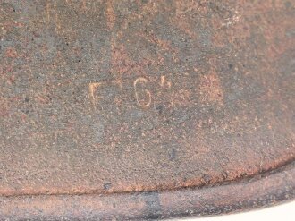 Stahlhelm Glocke Wehrmacht Modell 1935. Hersteller ET64