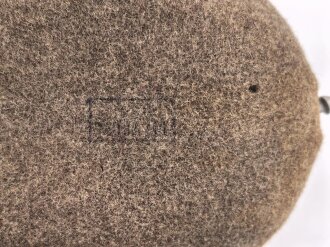 Filzbezug für eine Feldflasche der Wehrmacht, gebraucht