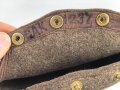 Filzbezug für eine Feldflasche der Wehrmacht, gebraucht