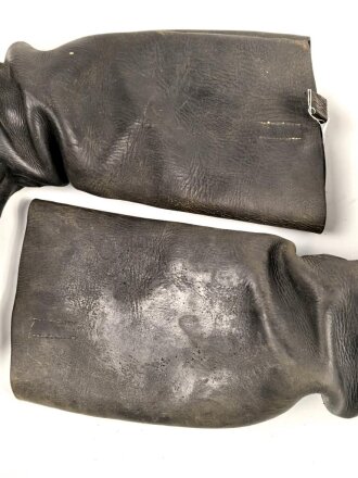 Paar schwere Stiefel für Mannschaften. Unvorschriftsmäßige Ausführung, evtl. für andere Armee ? Ingereinigt, Sohlnelänge 31cm
