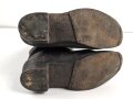 Paar schwere Stiefel für Mannschaften. Unvorschriftsmäßige Ausführung, evtl. für andere Armee ? Ingereinigt, Sohlnelänge 31cm