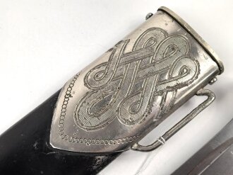 Reichsarbeitsdienst, Hauer für Mannschaften und Unterführer. Hersteller Julius Krebs Solingen. Überarbeitetes Stück, die Schrauben an der Scheide neuzeitlich ergänzt