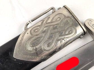 Reichsarbeitsdienst, Hauer für Mannschaften und Unterführer. Hersteller Julius Krebs Solingen. Überarbeitetes Stück, die Schrauben an der Scheide neuzeitlich ergänzt