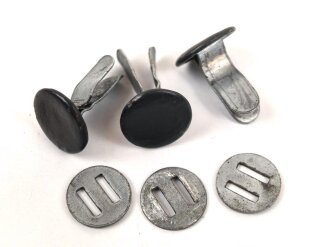 Satz Nieten für Stahlhelm der Wehrmacht, gebraucht,...