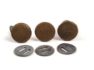 Satz Nieten für Stahlhelm der Wehrmacht, gebraucht,...