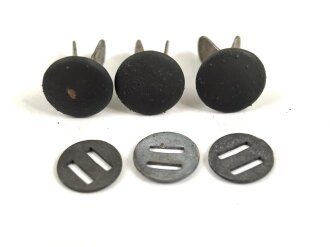 Satz Nieten für Stahlhelm der Wehrmacht, gebraucht,...