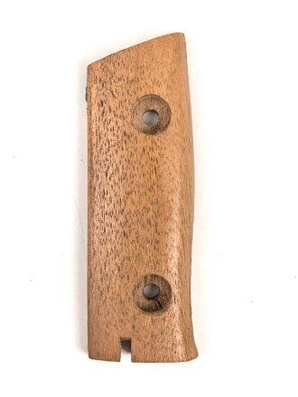 Einzelne Griffschale aus Holz für ein Bajonett,...