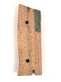 Einzelne Griffschale aus Holz für ein Bajonett, Höhe 68,3 - 76mm. Original ?