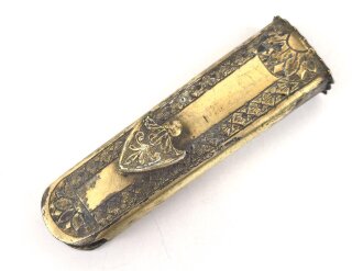 Oberer Scheidenbeschlag für eine Blankwaffe....