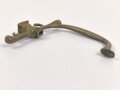 Ersatzteil für eine Blankwaffe. Messing, Gesamthöhe 143mm, unterer Absatz aussen gemessen 13 x 16mm