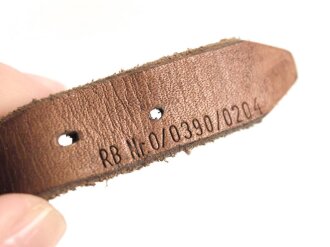 Stahlhelm Kinnriemen Wehrmacht, neuzeitliche Fertigung.