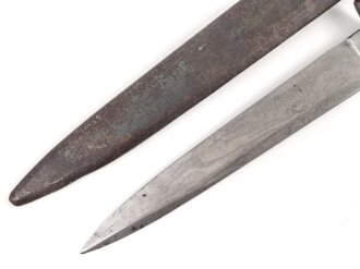 Österreich 1. Weltkrieg, Kampfmesser in gutem Gesamtzustand, ungereinigt