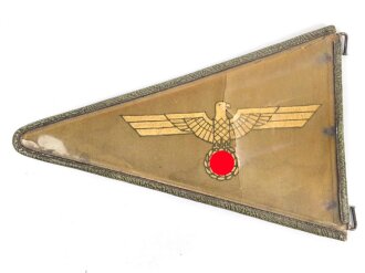 Heer, Kraftfahrzeugstander für Offiziere. Gebrauchtes Stück, Maße 24 x 37cm, in defekter Transporthülle