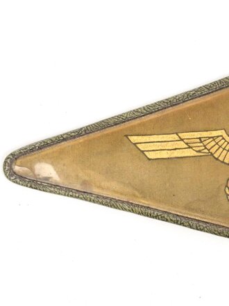 Heer, Kraftfahrzeugstander für Offiziere. Gebrauchtes Stück, Maße 24 x 37cm, in defekter Transporthülle